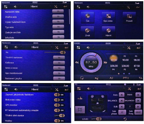 ATORÁDIO PRO VW, ŠKODA S 7" LCD