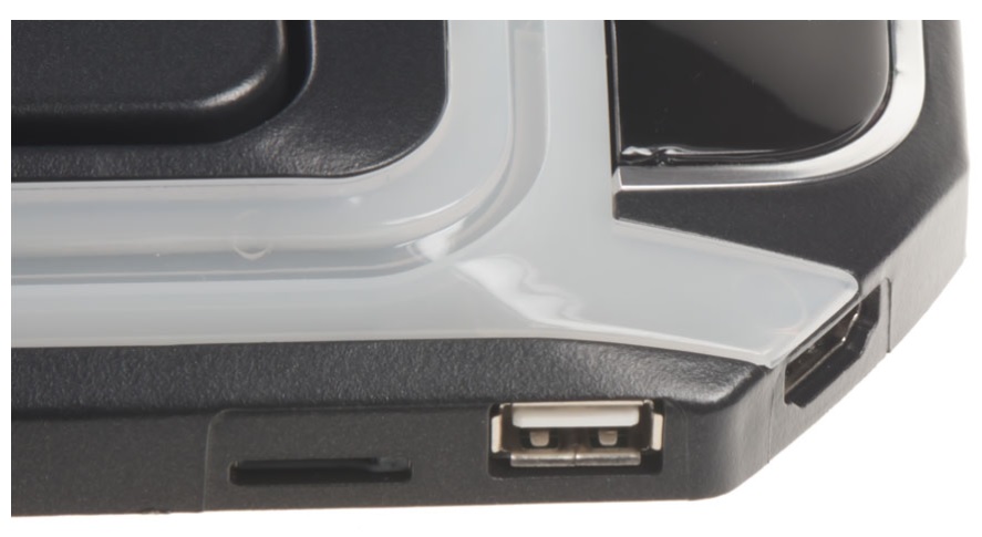 STROPNÍ LCD MONITOR 17,3" USB/SD/HDMI/IR/FM, ČERNÝ NEOTOČNÝ