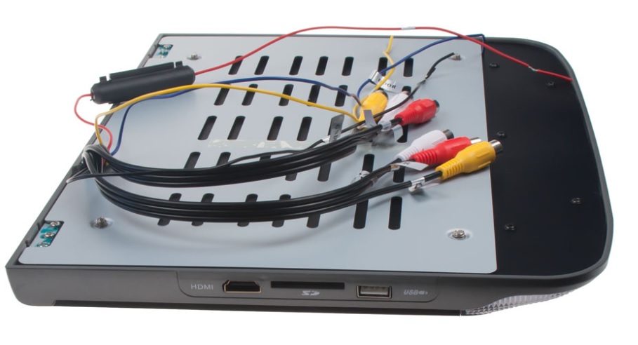 STROPNÍ MONITOR 11,6" ŠEDO/STŘÍBRNÝ S SD/USB/IR/FM/HDMI