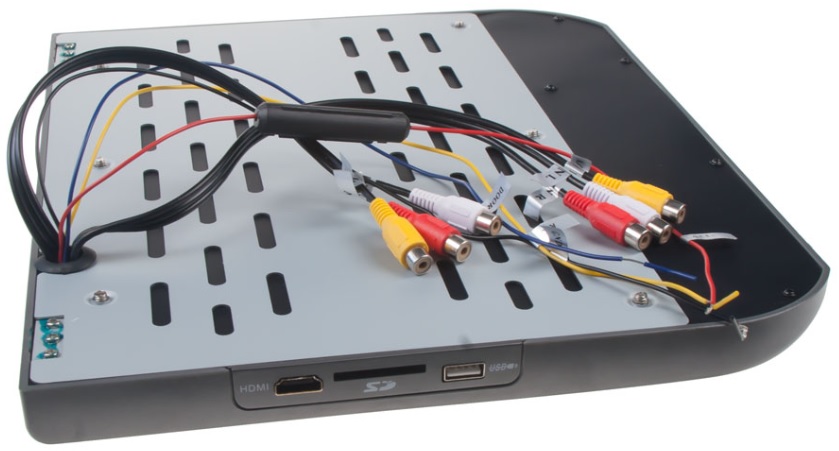 STROPNÍ MONITOR 13,3" ŠEDO/STŘÍBRNÝ S SD/USB/IR/FM/HDMI