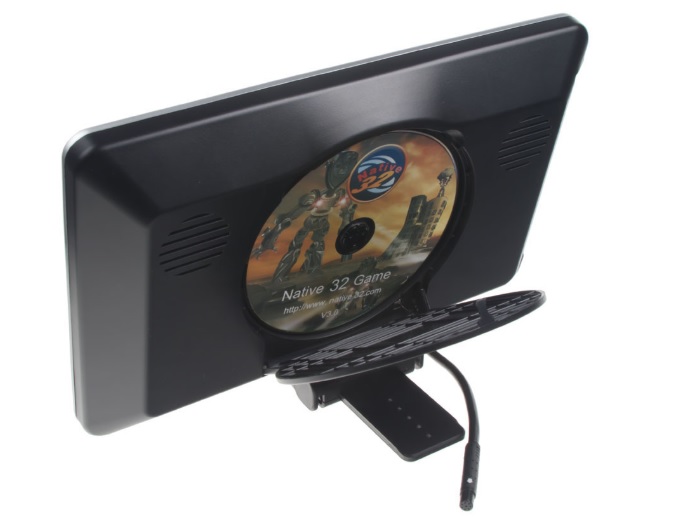 DVD/SD/USB/HDMI MONITOR 10,1" S DRŽÁKEM NA OPĚRKU, DOTYKOVÁ OBRAZOVKA