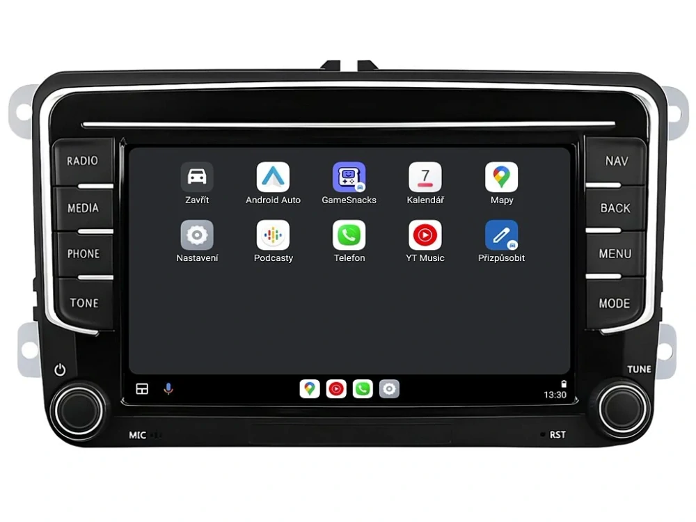 ISUDAR 2DIN AUTORÁDIO T72-VW0702 ANDROID S GPS