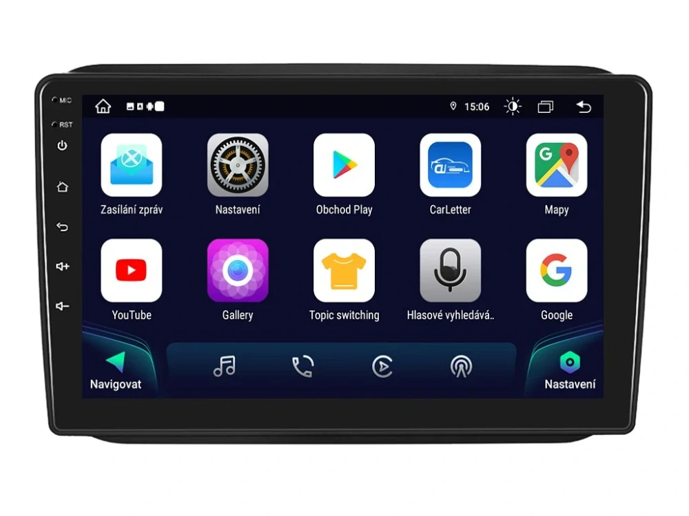 XTRONS 2DIN AUTORÁDIO IAP12-XEV09 ANDROID, ŠKODA FABIA II,  ROOMSTER