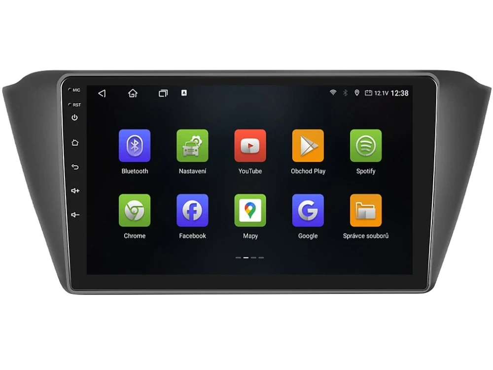 ISUDAR 2DIN AUTORÁDIO T72-IEV89 ANDROID, ŠKODA FABIA III