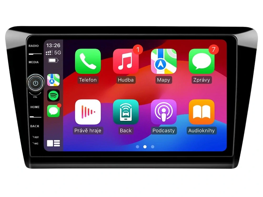 EVEREST 2DIN AUTORÁDIO EVE58 ANDROID, ŠKODA RAPID