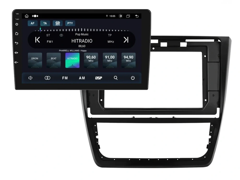 XTRONS 2DIN AUTORÁDIO IAP12-XEV13 ANDROID, ŠKODA YETI
