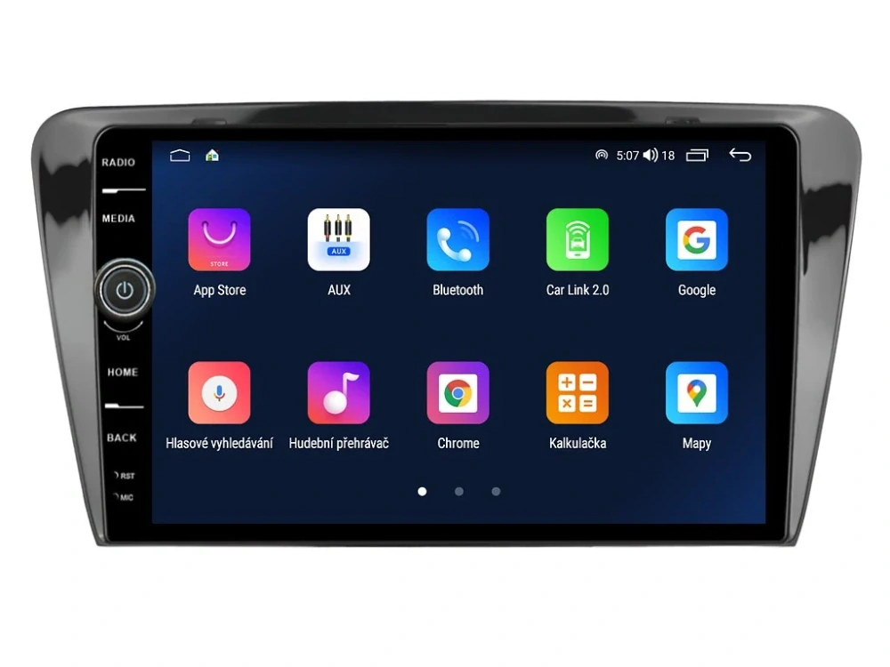 EVEREST 2DIN AUTORÁDIO EVE03 ANDROID, ŠKODA OCTAVIA III