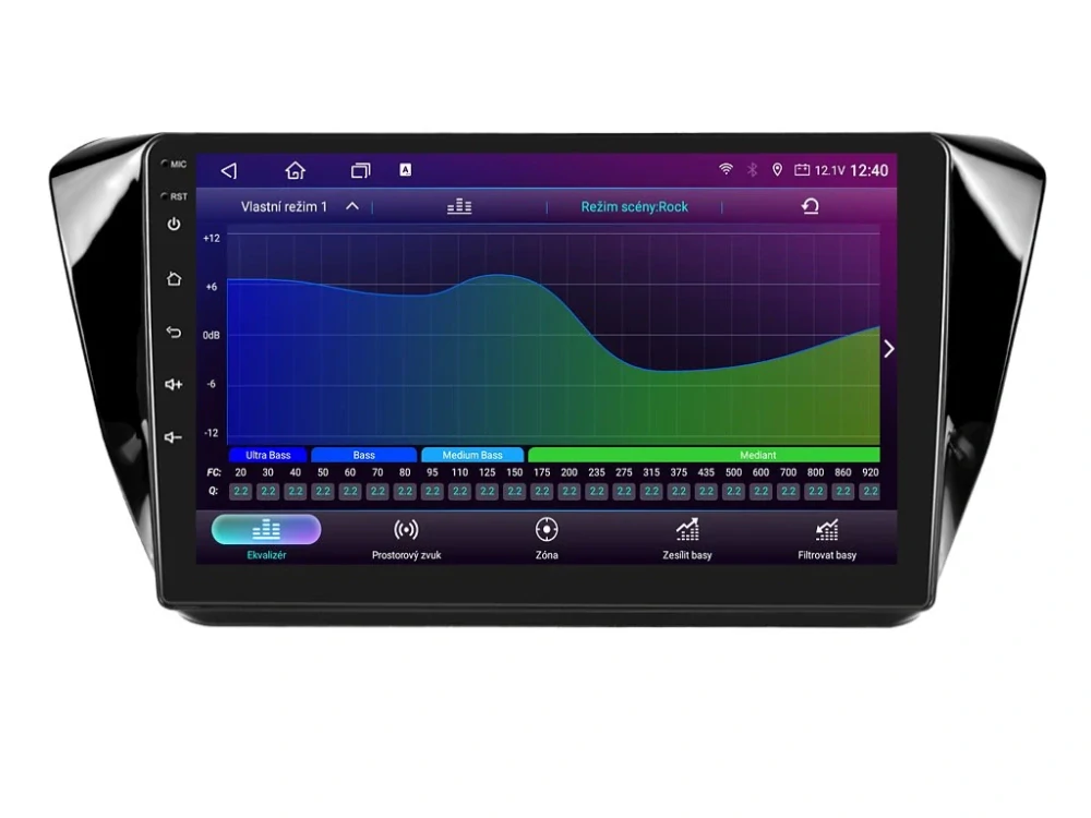 ISUDAR 2DIN AUTORÁDIO T72-IEV42 ANDROID, ŠKODA SUPERB III