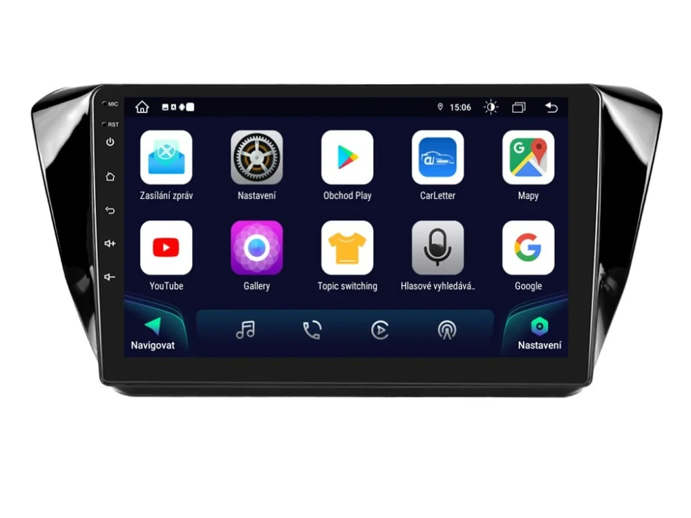 XTRONS 2DIN AUTORÁDIO IAP12-XEV24 ANDROID, ŠKODA SUPERB III