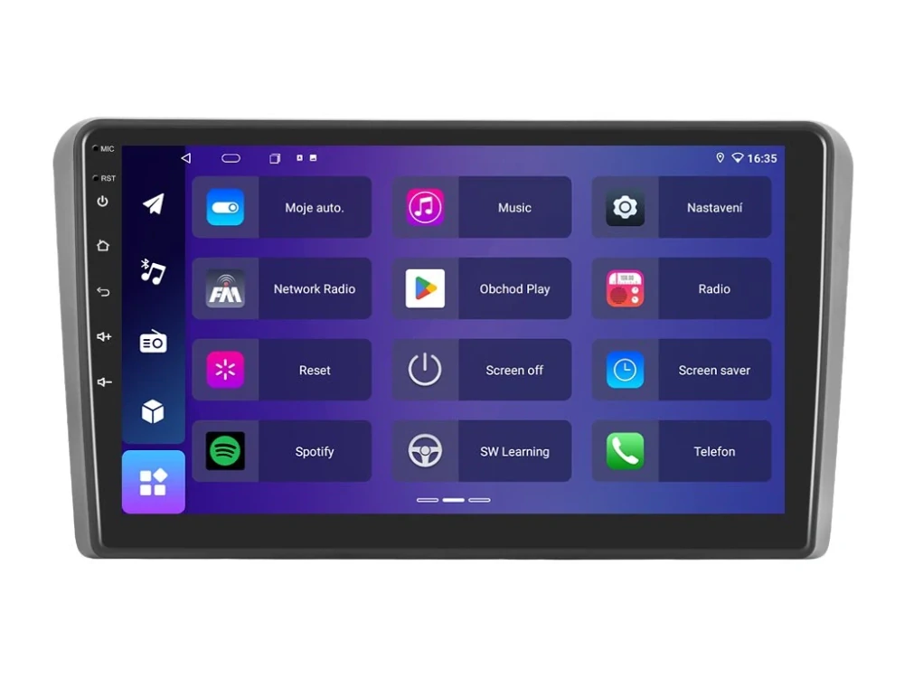 ISUDAR 2DIN AUTORÁDIO T68B-IEV15 ANDROID, AUDI A3 / S3
