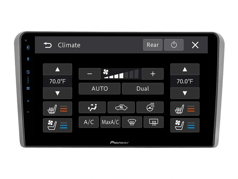 Pioneer 2DIN autorádio SPH-PF97BT, Audi A3 / S3