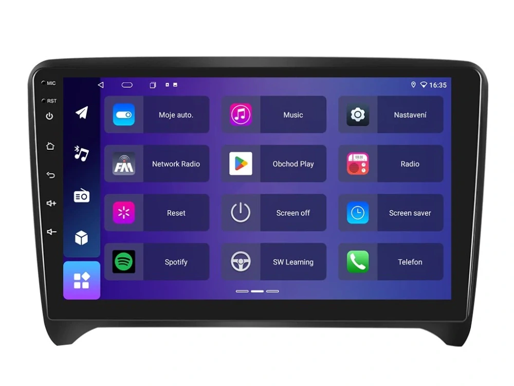 ISUDAR 2DIN AUTORÁDIO T68B-IEV19 ANDROID, AUDI TT