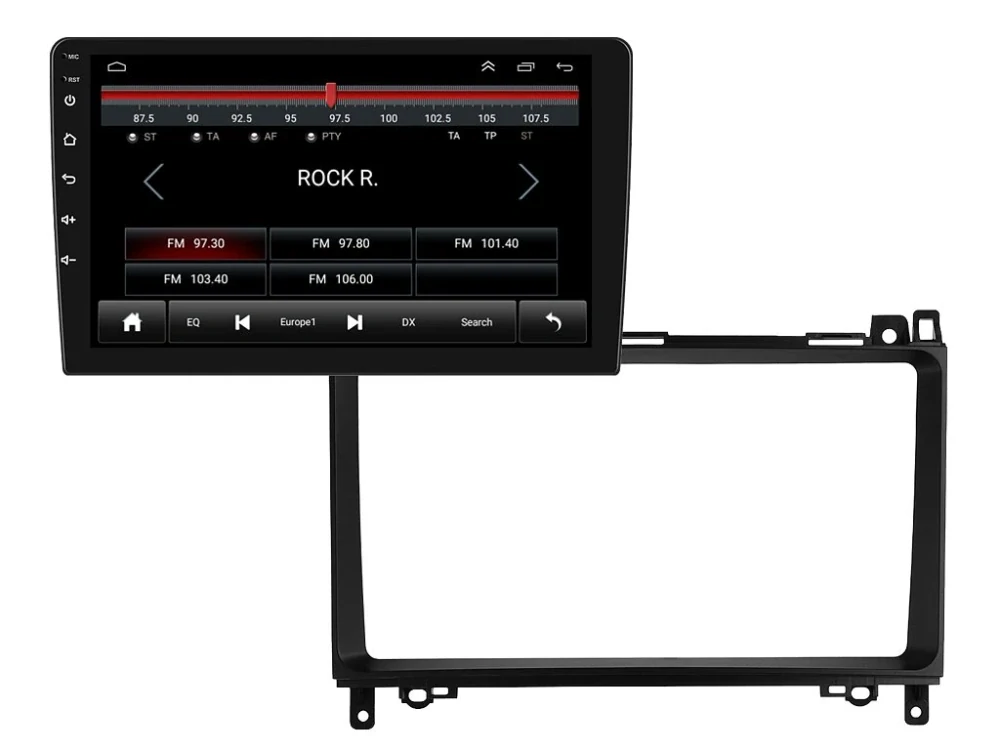 PODOFO 2DIN AUTORÁDIO PEV22 ANDROID, MERCEDES-BENZ A / B / V / VIANO / VITO / SPRINTER / VW CRAFTER