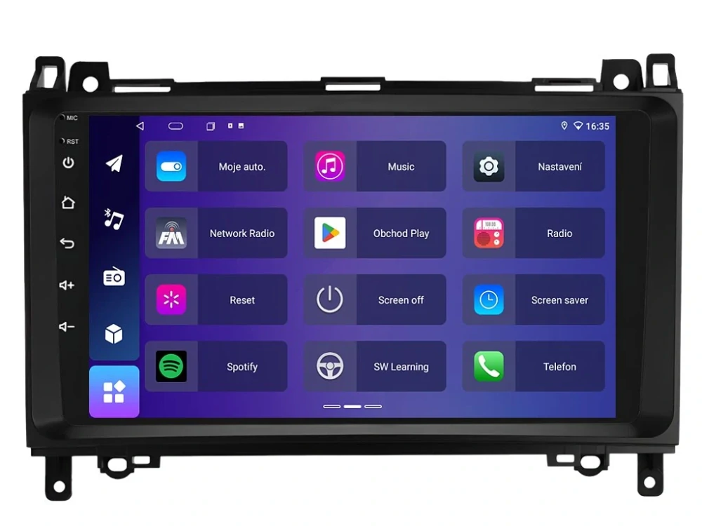 ISUDAR 2DIN AUTORÁDIO T68B-IEV61 ANDROID, MERCEDES-BENZ A / B / V / VIANO / VITO / SPRINTER / VW CRAFTER