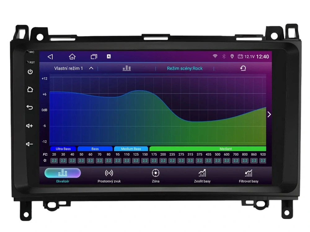 ISUDAR 2DIN AUTORÁDIO T72-IEV76 ANDROID, MERCEDES-BENZ A / B / V / VIANO / VITO / SPRINTER / VW CRAFTER