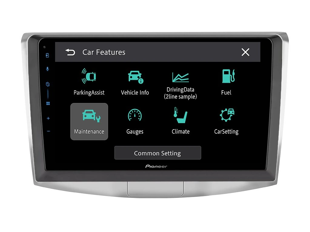 PIONEER 2DIN AUTORÁDIO SPH-PF97BT, VOLKSWAGEN PASSAT B6, B7, CC