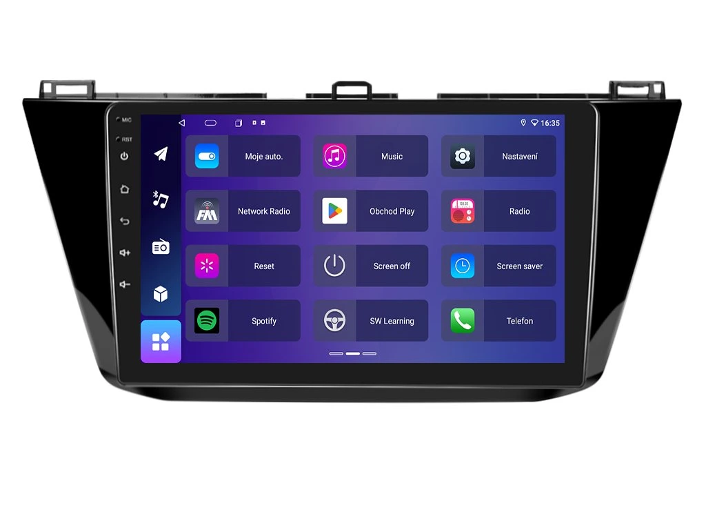 ISUDAR 2DIN AUTORÁDIO T68B-IEV18 ANDROID, VOLKSWAGEN TIGUAN II