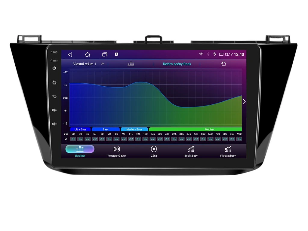 ISUDAR 2DIN AUTORÁDIO T72-IEV18 ANDROID, VOLKSWAGEN TIGUAN II