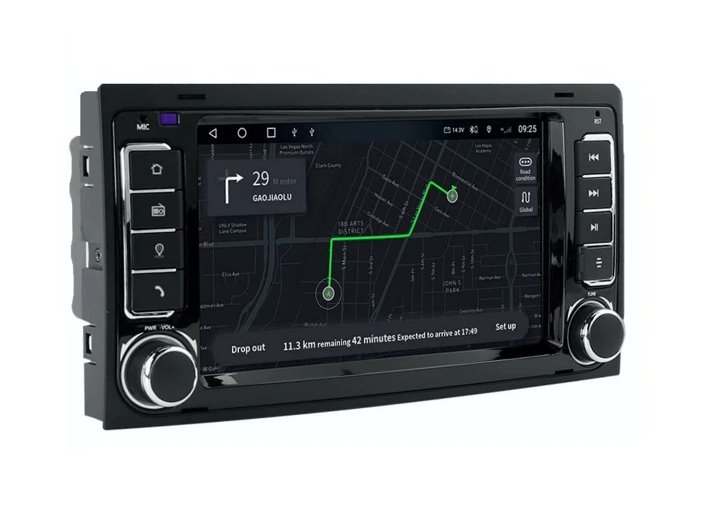 ISUDAR 2DIN AUTORÁDIO T72-VW0708 ANDROID