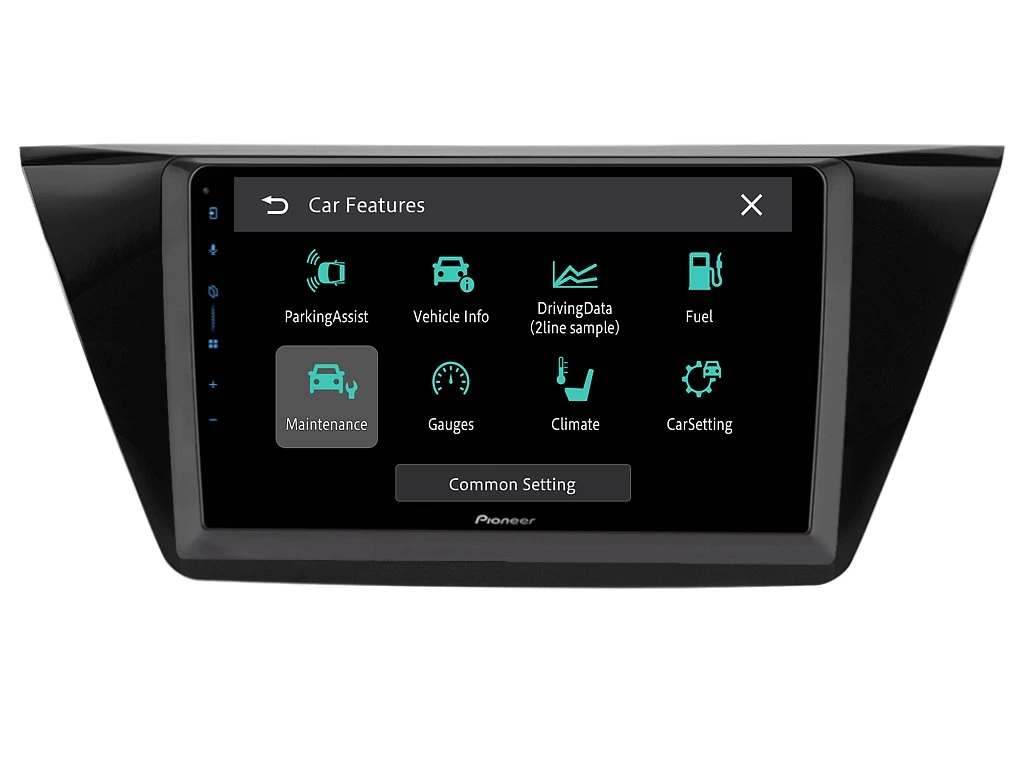 PIONEER 2DIN AUTORÁDIO SPH-PF97BT, VOLKSWAGEN TOURAN II
