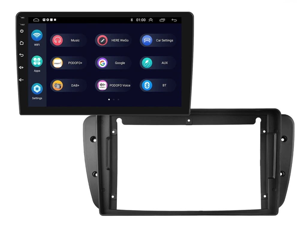 PODOFO 2DIN AUTORÁDIO PEV11 ANDROID, SEAT IBIZA