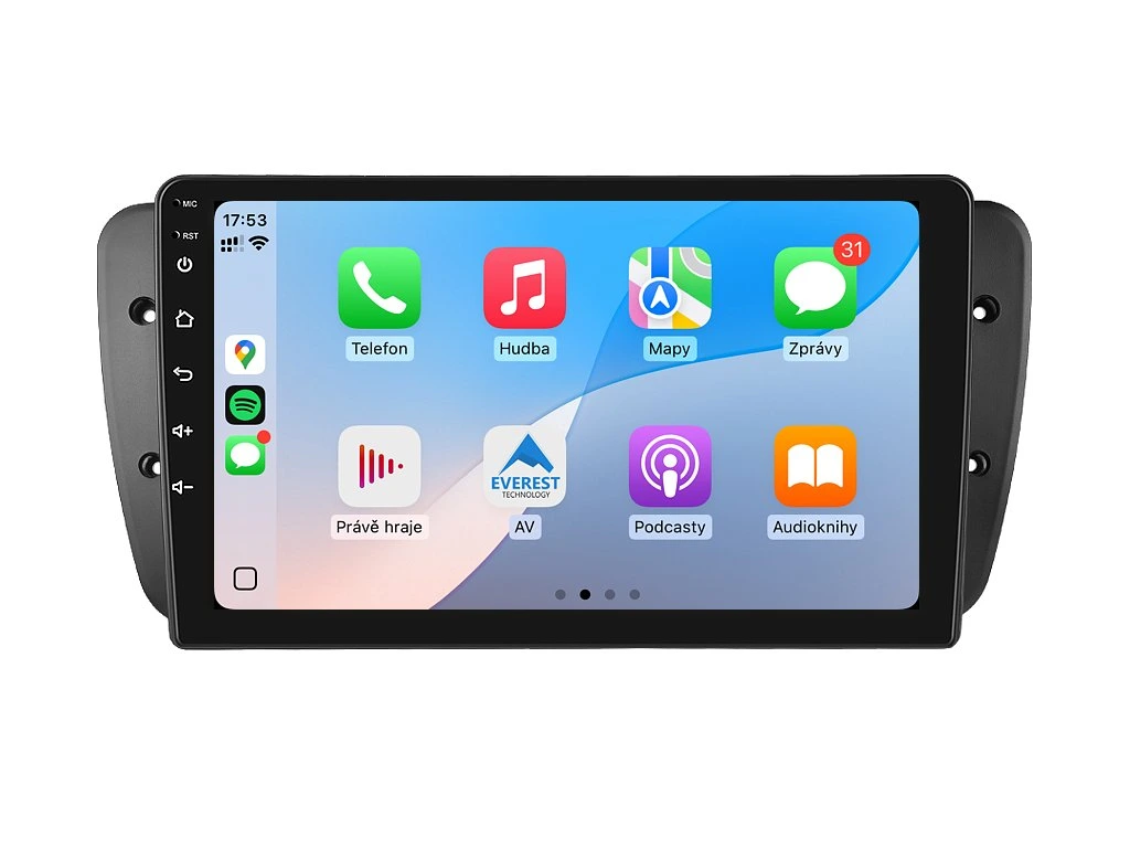 ISUDAR 2DIN AUTORÁDIO T72-IEV112 ANDROID, SEAT IBIZA