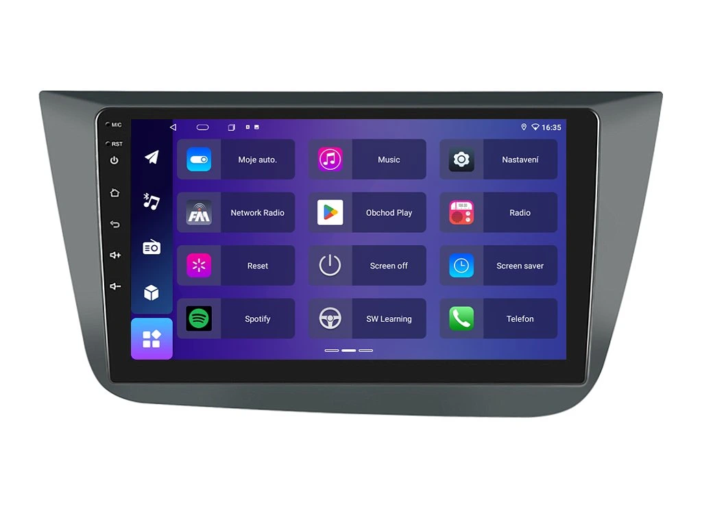 ISUDAR 2DIN AUTORÁDIO T68B-IEV06 ANDROID, SEAT ALTEA / TOLEDO