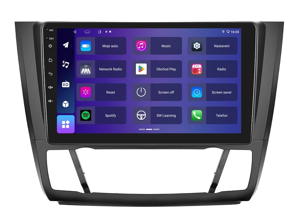 ISUDAR 2DIN AUTORÁDIO T68B-IEV33 ANDROID, BMW E81 / E82 / E87 / E88 S AUTOMATICKOU KLIMATIZACÍ