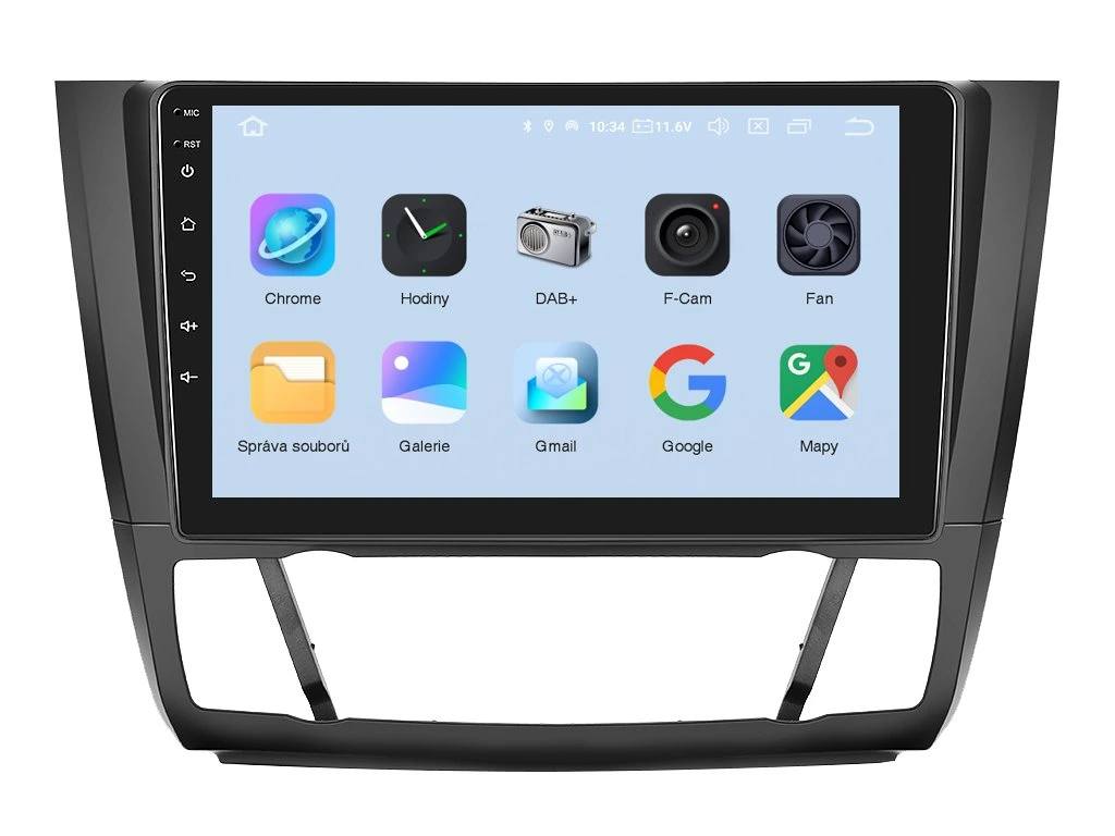 XTRONS 2DIN AUTORÁDIO IQP-XEV33 ANDROID, BMW E81 / E82 / E87 / E88 S AUTOMATICKOU KLIMATIZACÍ