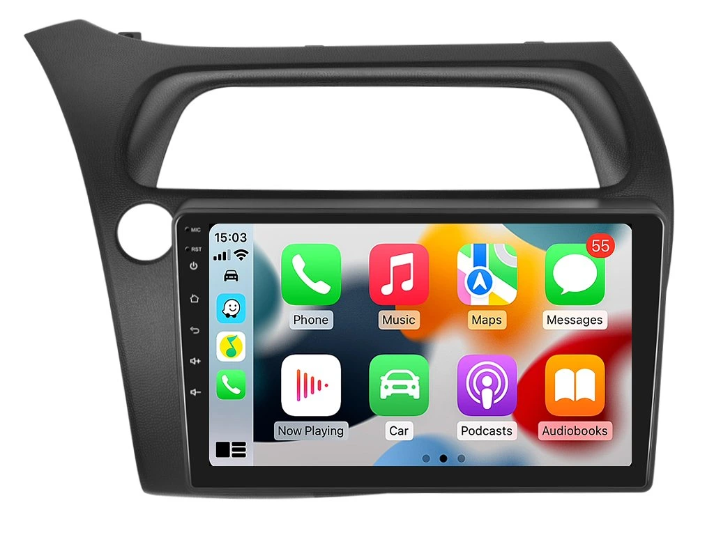 ISUDAR 2DIN AUTORÁDIO T75-IEV90 ANDROID, HONDA CIVIC 8G