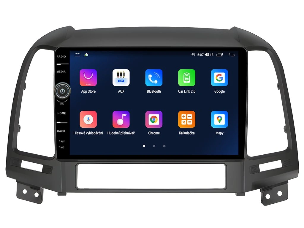 EVEREST 2DIN AUTORÁDIO EVE54 ANDROID, HYUNDAI SANTA FE II