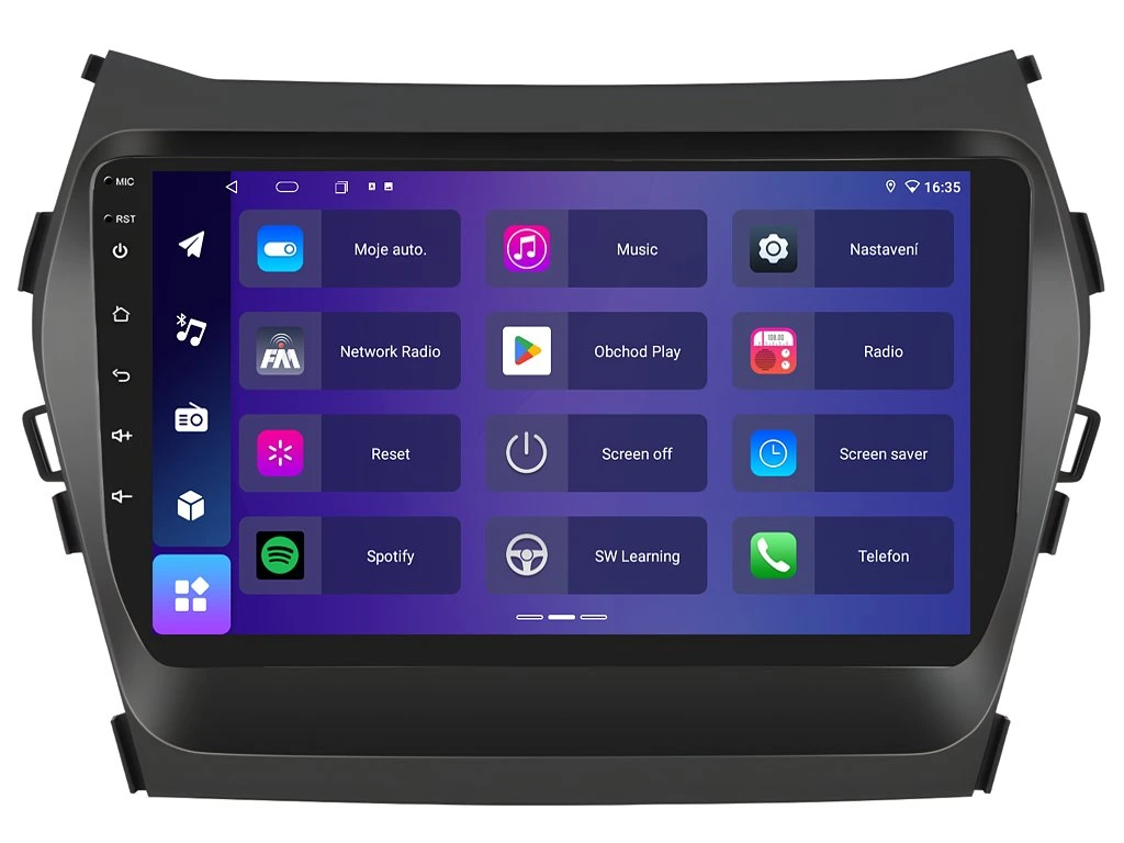 ISUDAR 2DIN AUTORÁDIO T68B-IEV56 ANDROID, HYUNDAI SANTA FE IX45