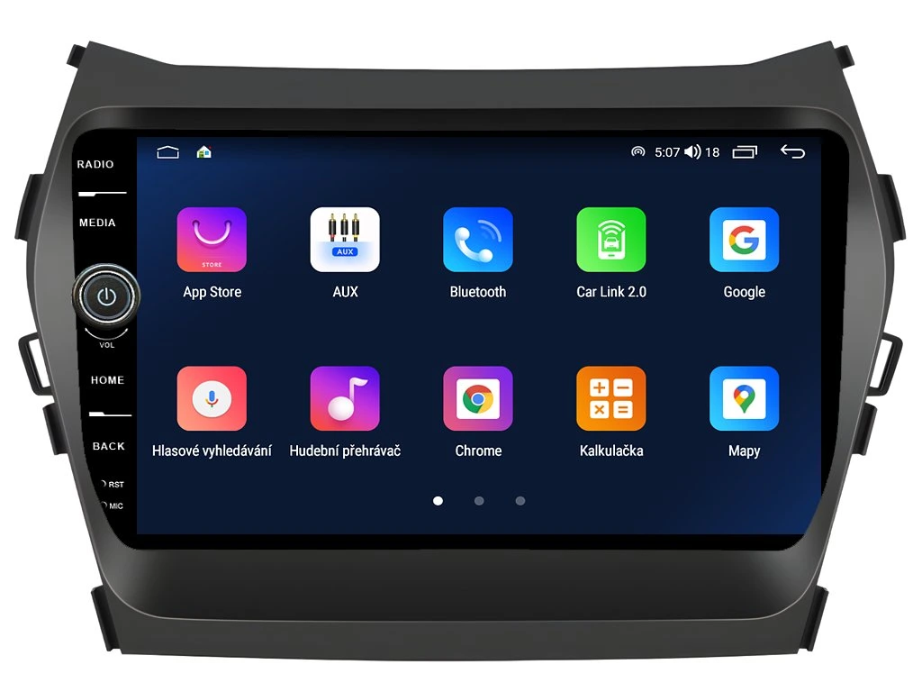 EVEREST 2DIN AUTORÁDIO EVE55 ANDROID, HYUNDAI SANTA FE IX45