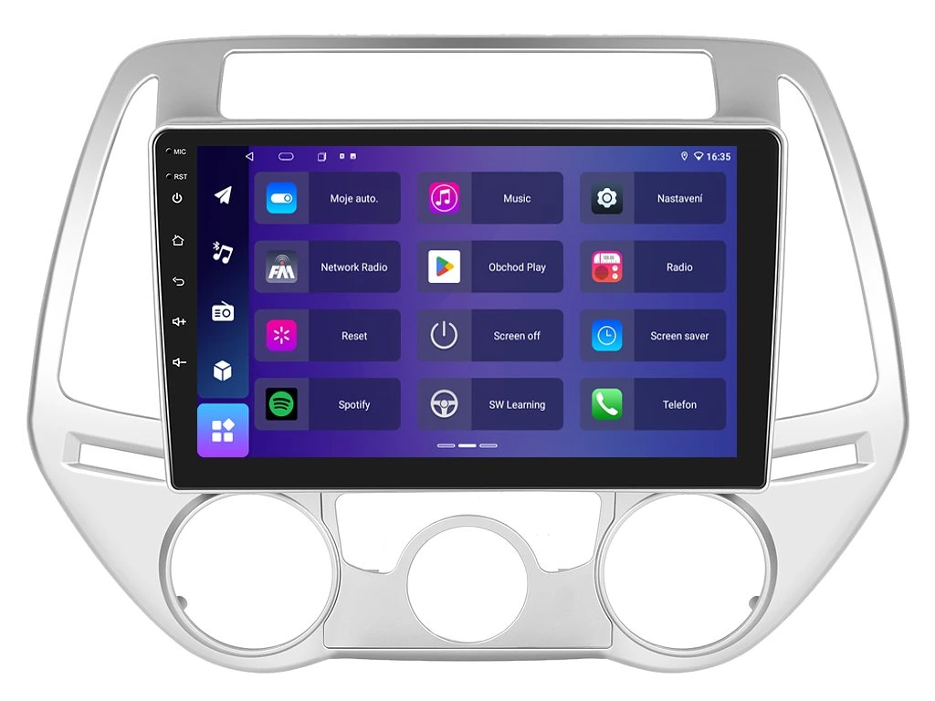 ISUDAR 2DIN AUTORÁDIO T68B-IEV45 ANDROID, HYUNDAI I20