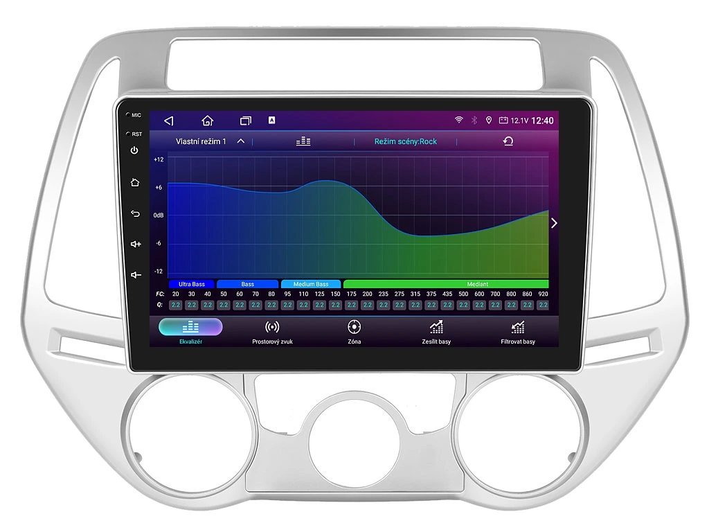 ISUDAR 2DIN AUTORÁDIO T75-IEV91 ANDROID, HYUNDAI I20