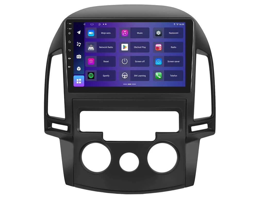 ISUDAR 2DIN AUTORÁDIO T68B-IEV44 ANDROID, HYUNDAI I30 S MANUÁLNÍ KLIMATIZACÍ