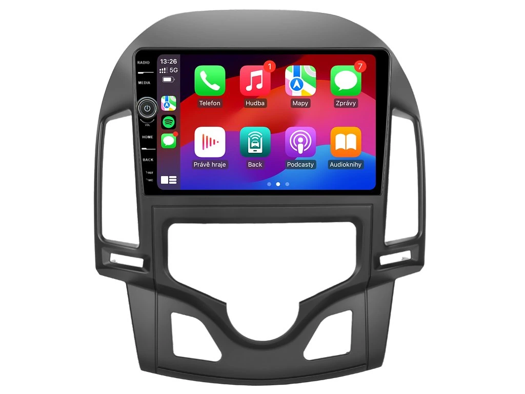 EVEREST 2DIN AUTORÁDIO EVE31 ANDROID, HYUNDAI I30 S AUTOMATICKOU KLIMATIZACÍ
