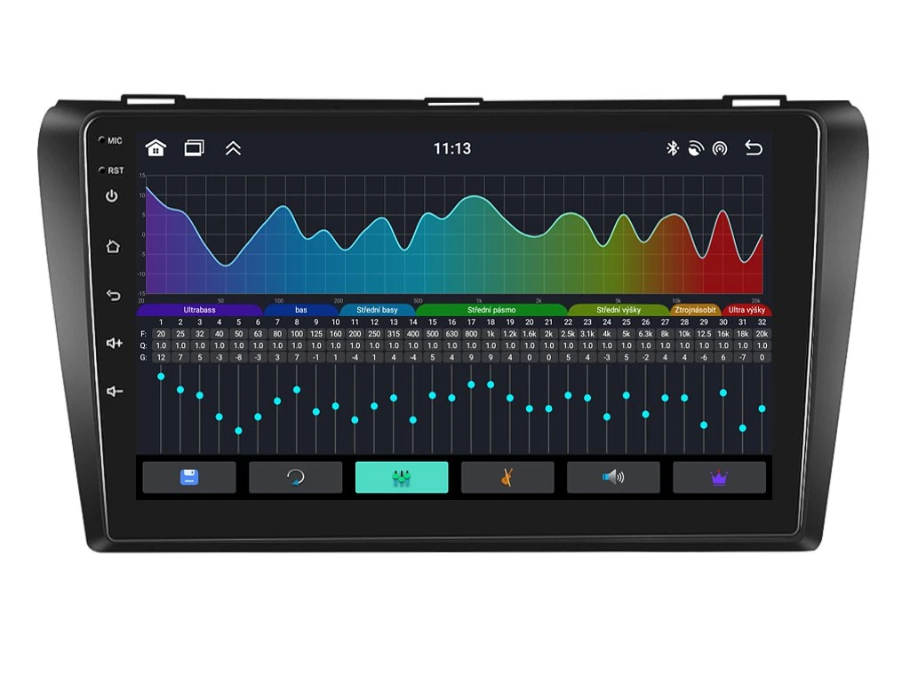BMODE 2DIN AUTORÁDIO BEV31 ANDROID, MAZDA 3 - I. GENERACE