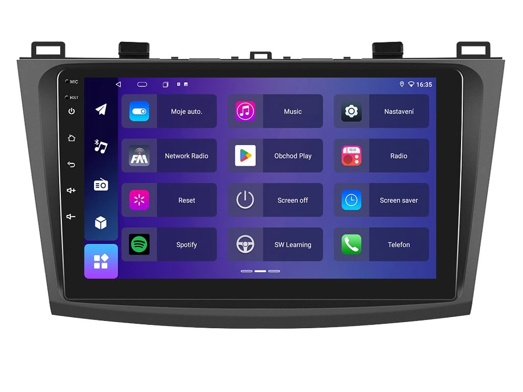 ISUDAR 2DIN AUTORÁDIO T68B-IEV24 ANDROID, MAZDA 3 - II. GENERACE