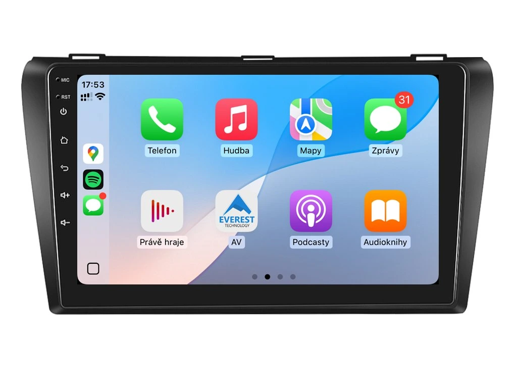 XTRONS 2DIN AUTORÁDIO IQP-XEV18 ANDROID, MAZDA 3 - I. GENERACE