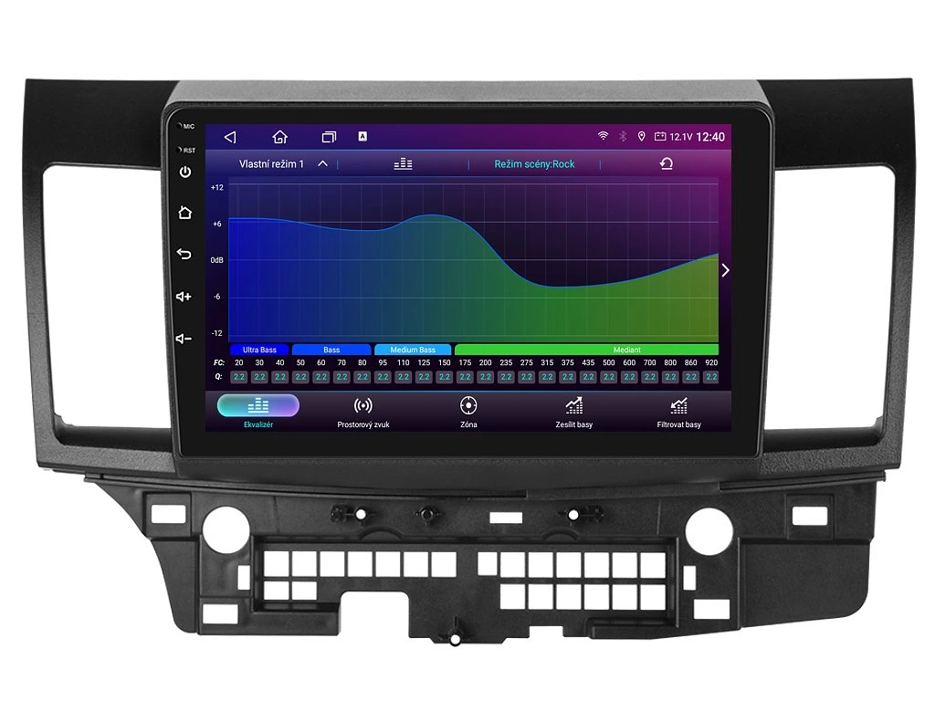 ISUDAR 2DIN AUTORÁDIO T72-IEV52 ANDROID, MITSUBISHI LANCER VIII