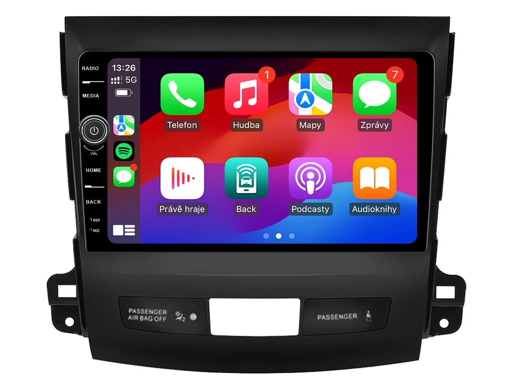 EVEREST 2DIN AUTORÁDIO EVE37 ANDROID, MITSUBISHI OUTLANDER II / CITROEN C-CROSSER / PEUGEOT 4007
