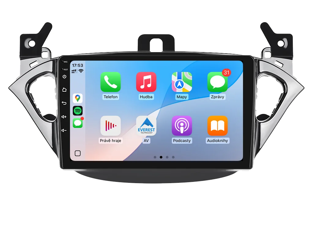 XTRONS 2DIN AUTORÁDIO IQP-XEV23 ANDROID, OPEL ADAM / CORSA