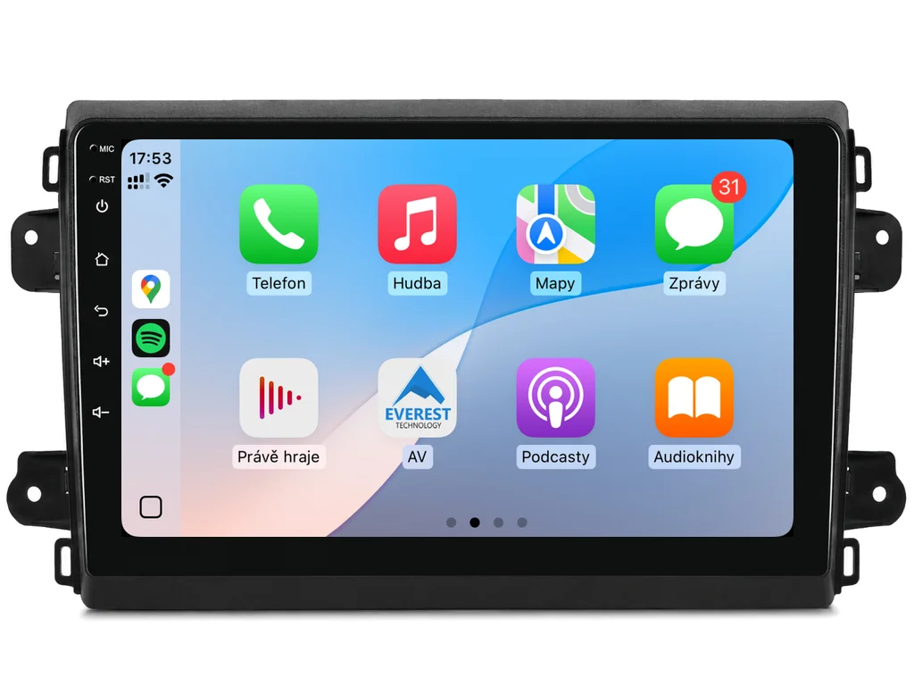 ISUDAR 2DIN AUTORÁDIO T72-IEV200 ANDROID, FIAT DUCATO 2021+