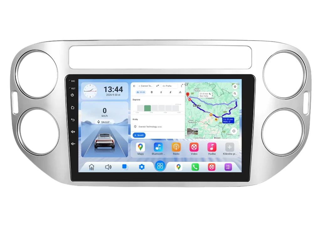 ISUDAR 2DIN AUTORÁDIO Q74X-IEV123 ANDROID, VOLKSWAGEN TIGUAN