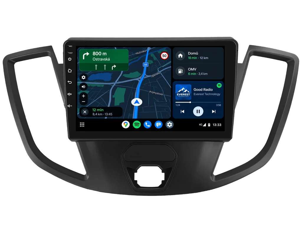 ISUDAR 2DIN AUTORÁDIO Q74X-IEV213 ANDROID, FORD TRANSIT VIII