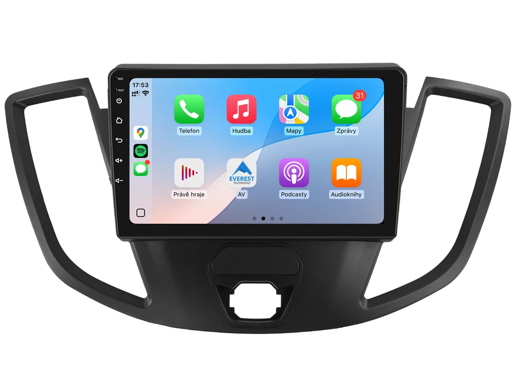 XTRONS 2DIN AUTORÁDIO IQP-XEV213 ANDROID, FORD TRANSIT VIII