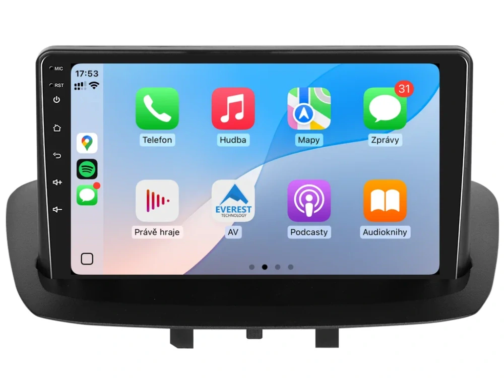 ISUDAR 2DIN AUTORÁDIO T72-IEV217 ANDROID, RENAULT MEGANE III / RENAULT FLUENCE