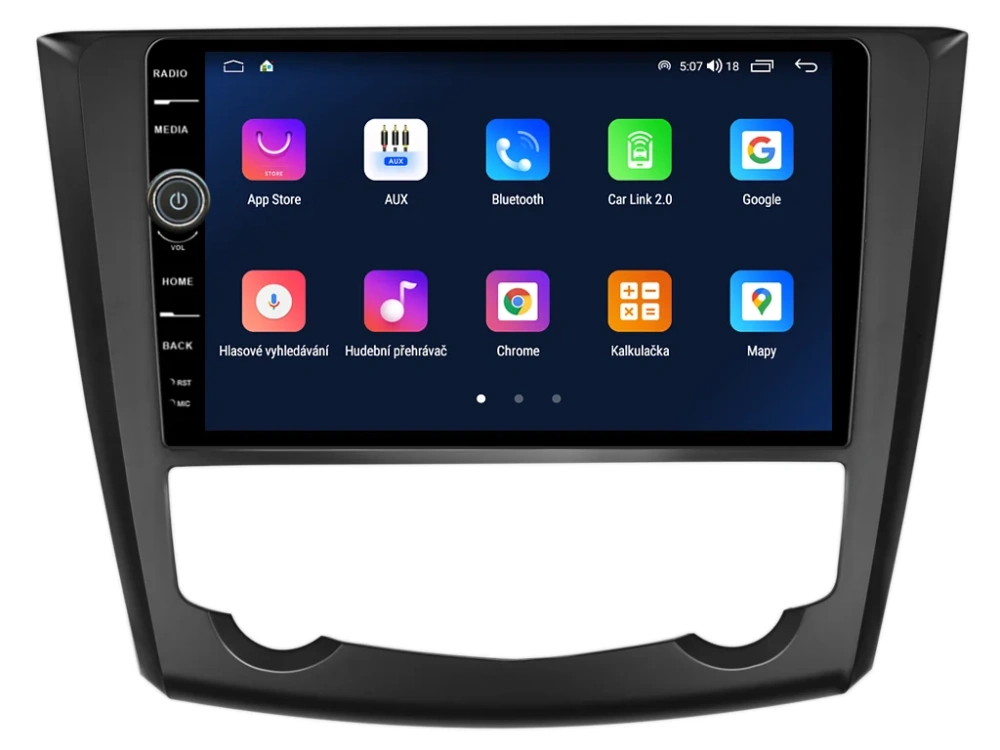 EVEREST 2DIN AUTORÁDIO EVE50 ANDROID, RENAULT KADJAR
