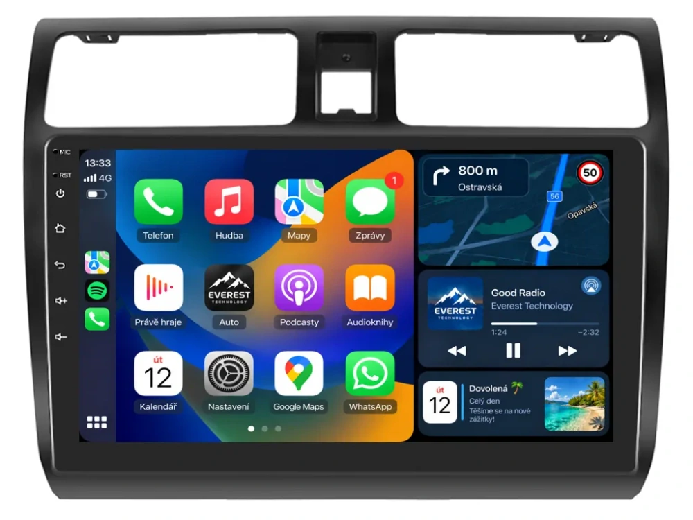 BMODE 2DIN AUTORÁDIO BET57 ANDROID, SUZUKI SWIFT I (GEN 3)